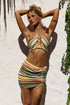 Luli Fama High Noon Heat Halter Ring Cropped Top